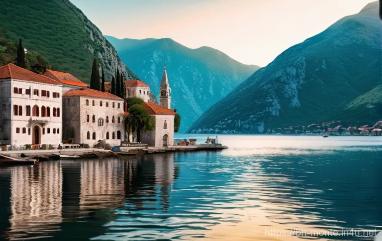 몬테네그로 전통 건축 양식 - **Kotor Old Town's Venetian Charm and Walls:**
    "A captivating panoramic view of Kotor's ancient ...
