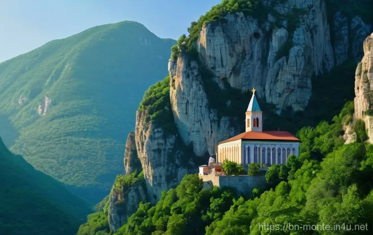 몬테네그로 전통 건축 양식 - **Perast's Elegant Waterfront and Island Church:**
    "An picturesque view of Perast, Montenegro, s...